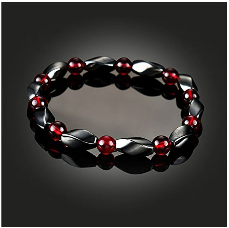 Fashion Hematite Beaded Magnet Bracelet - Unique Inspirations by Tracy and Anna