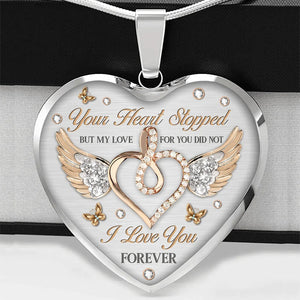 Your Heart Stopped Necklace - Unique Inspirations by Tracy and Anna