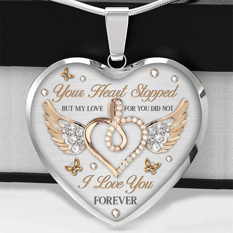 Your Heart Stopped Necklace - Unique Inspirations by Tracy and Anna