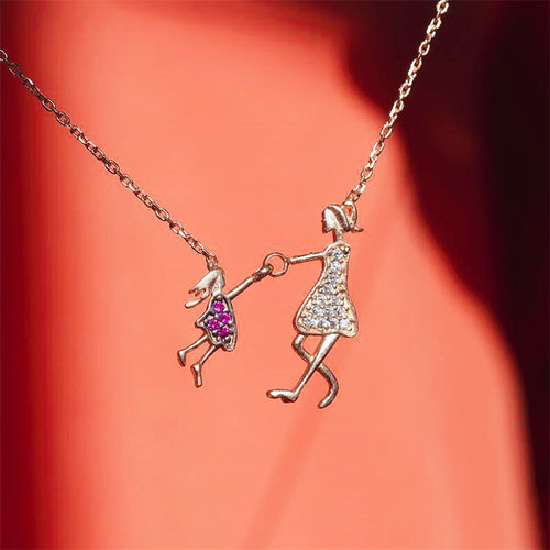 Mother and Daughter Necklace - Unique Inspirations by Tracy and Anna