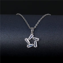 Load image into Gallery viewer, Geometric Crystal Zircon Pendant Simple Necklace - Unique Inspirations by Tracy and Anna
