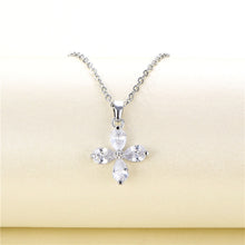 Load image into Gallery viewer, Geometric Crystal Zircon Pendant Simple Necklace - Unique Inspirations by Tracy and Anna