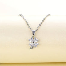 Load image into Gallery viewer, Geometric Crystal Zircon Pendant Simple Necklace - Unique Inspirations by Tracy and Anna