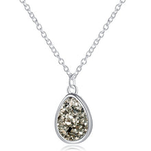 Load image into Gallery viewer, Druzy Teardrop Necklace - Unique Inspirations by Tracy and Anna
