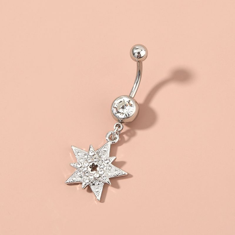 Fivepointed Star Diamond Fashion Zircon Belly Button Nail - Unique Inspirations by Tracy and Anna