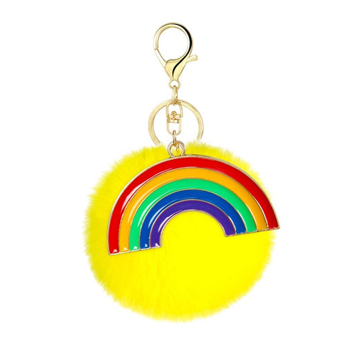 Pride Pom Pom Keychain - Unique Inspirations by Tracy and Anna