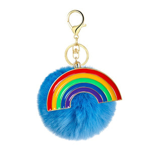 Pride Pom Pom Keychain - Unique Inspirations by Tracy and Anna