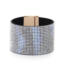 Load image into Gallery viewer, Wide Side Full Diamond Gradient Color Bracelet - Unique Inspirations by Tracy and Anna