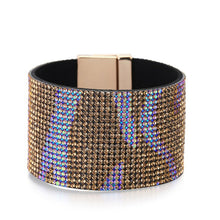 Load image into Gallery viewer, Wide Side Full Diamond Gradient Color Bracelet - Unique Inspirations by Tracy and Anna