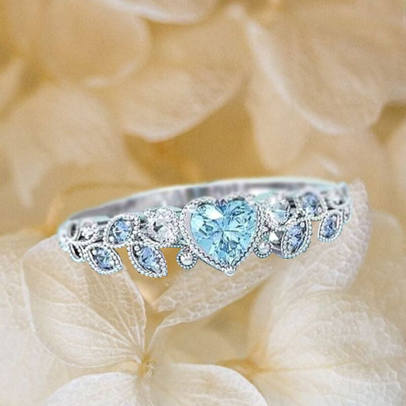 Heartshaped Color Gem Ring - Unique Inspirations by Tracy and Anna