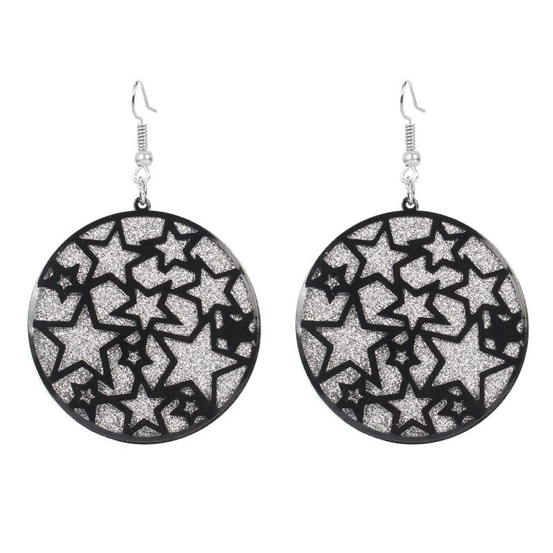 Irregular Stars Multilayer Frosted Allmatch Earrings - Unique Inspirations by Tracy and Anna