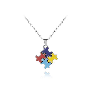Autism Awareness Necklace - Unique Inspirations by Tracy and Anna