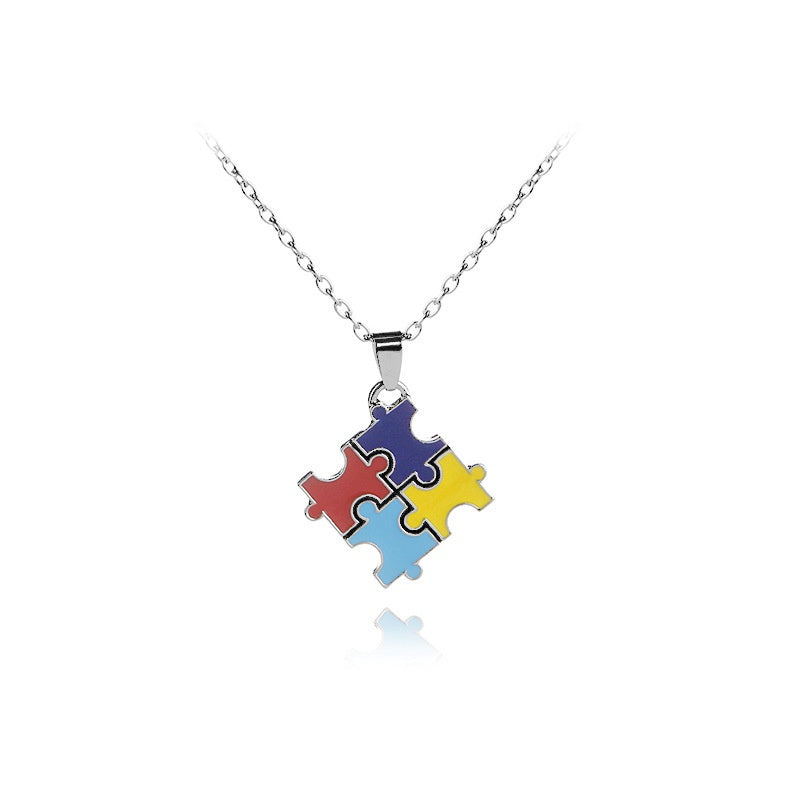 Autism Awareness Necklace - Unique Inspirations by Tracy and Anna