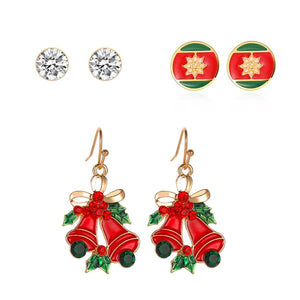 Christmas Ball Post Earrings - Unique Inspirations by Tracy and Anna