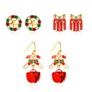 3 pc. Christmas Earring Set - Unique Inspirations by Tracy and Anna