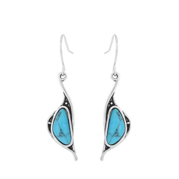 Turquoise Wing Shaped Earrings - Unique Inspirations by Tracy and Anna