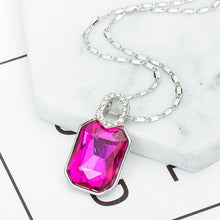 Load image into Gallery viewer, Square Rhinestone Necklace - Unique Inspirations by Tracy and Anna