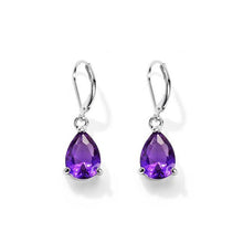 Load image into Gallery viewer, Teardrop Shaped Rhinestone Earrings - Unique Inspirations by Tracy and Anna