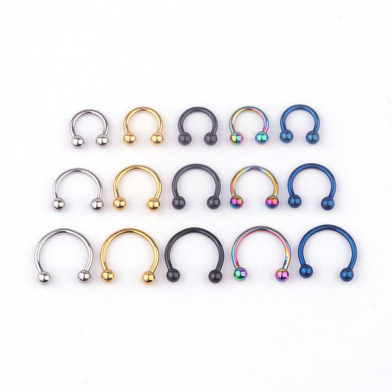 Cshaped Stainless Steel Body Piercing Ring - Unique Inspirations by Tracy and Anna