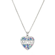 Load image into Gallery viewer, Heartshape Letters Mama Copper Inlaid Zircon Necklace - Unique Inspirations by Tracy and Anna