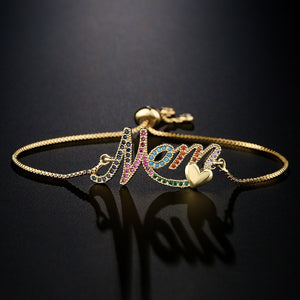 18k Gold Plated Mom Bracelet - Unique Inspirations by Tracy and Anna
