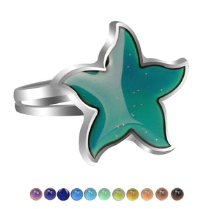Thermochromic Adjustable Animal Alloy Ring - Unique Inspirations by Tracy and Anna