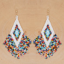 Load image into Gallery viewer, Fashion Colorful Beaded Tassel Earrings - Unique Inspirations by Tracy and Anna