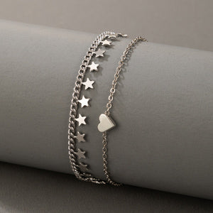 Star Pendant Tassel Anklet - Unique Inspirations by Tracy and Anna