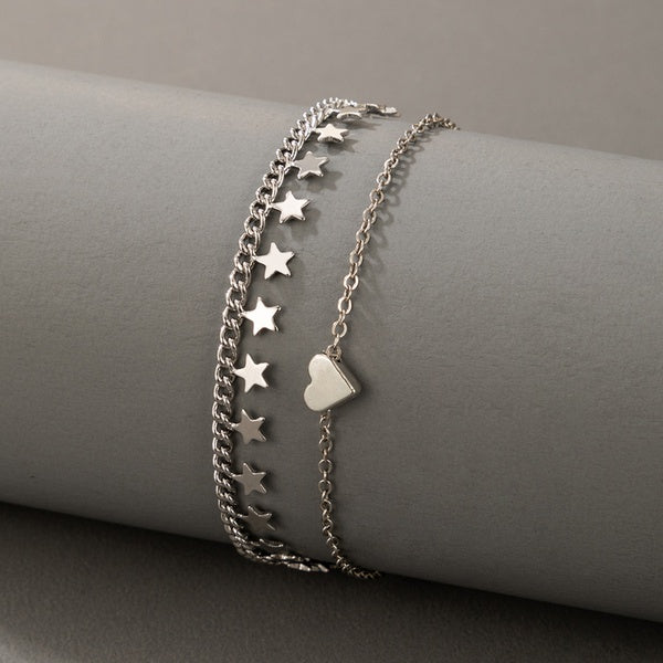 Star Pendant Tassel Anklet - Unique Inspirations by Tracy and Anna