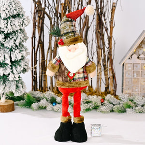 Christmas Doll with Retractable Legs - Unique Inspirations by Tracy and Anna