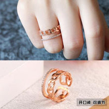 Load image into Gallery viewer, Chain Design Open Ring - Unique Inspirations by Tracy and Anna