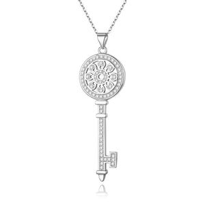 Rhinestone Key Necklace - Unique Inspirations by Tracy and Anna