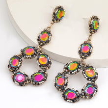 Load image into Gallery viewer, Oil Spill Post Earrings - Unique Inspirations by Tracy and Anna