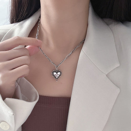 Beaded Heart Necklace - Unique Inspirations by Tracy and Anna