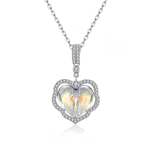 S925 Sterling Silver Heart Pendant Necklace - Unique Inspirations by Tracy and Anna