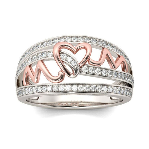 New Fashion Heart Mom Ring - Unique Inspirations by Tracy and Anna