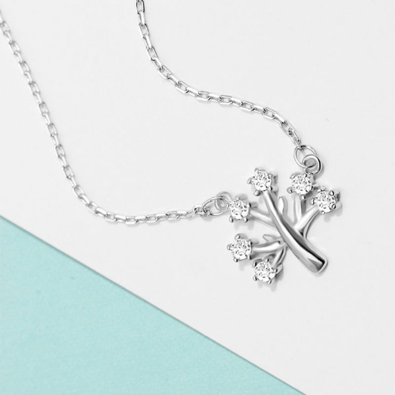 S925 Sterling Silver Wishing Tree Necklace - Unique Inspirations by Tracy and Anna