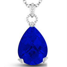 Load image into Gallery viewer, Blue Drop Pendant Necklace - Unique Inspirations by Tracy and Anna