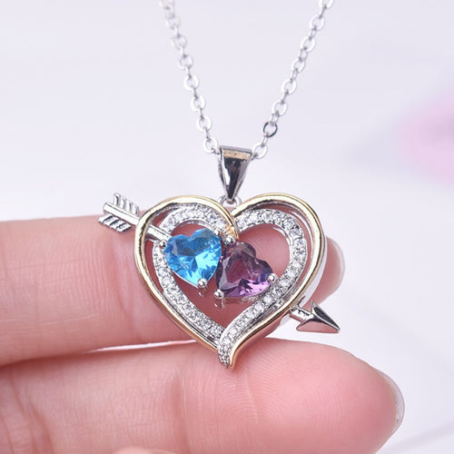 S925 Silver Heart Necklace - Unique Inspirations by Tracy and Anna