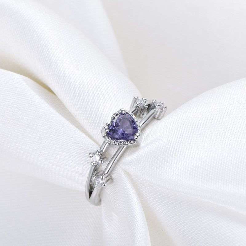 Simple Style New Amethyst Ring - Unique Inspirations by Tracy and Anna