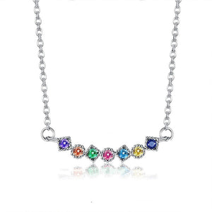 Sky Rainbow Silver S925 Necklace - Unique Inspirations by Tracy and Anna