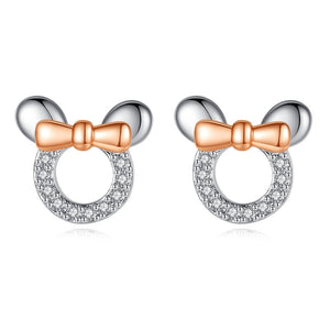 Simple Zircon Bow Earrings - Unique Inspirations by Tracy and Anna