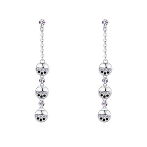 Silver Circle Dangle Earrings - Unique Inspirations by Tracy and Anna