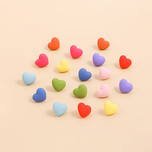 Candy Colored Heart Stud Earring - Unique Inspirations by Tracy and Anna