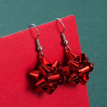 Load image into Gallery viewer, Christmas Bow Earrings - Unique Inspirations by Tracy and Anna