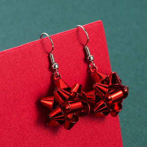 Christmas Bow Earrings - Unique Inspirations by Tracy and Anna