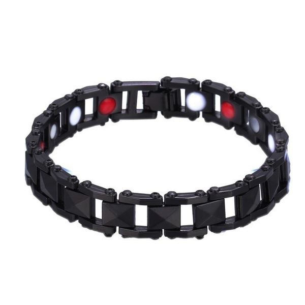 Chain Link Bracelet w/ Tri Colored Dots - Unique Inspirations by Tracy and Anna