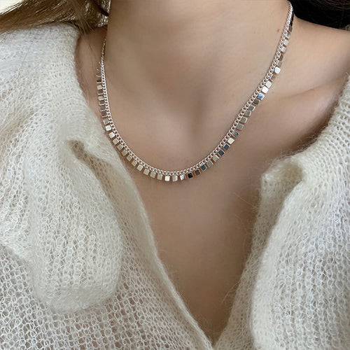 3 Pc. Silver Geometric Necklace - Unique Inspirations by Tracy and Anna