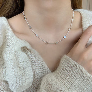 3 Pc. Silver Geometric Necklace - Unique Inspirations by Tracy and Anna
