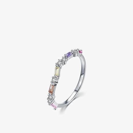S925 Sterling Silver Rainbow Ring - Unique Inspirations by Tracy and Anna